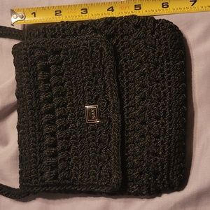 THE SAK Crochet Purse in Black